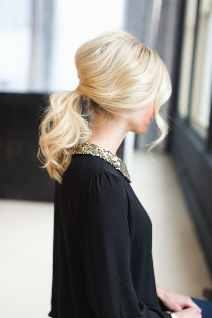 chic ponytail how-to