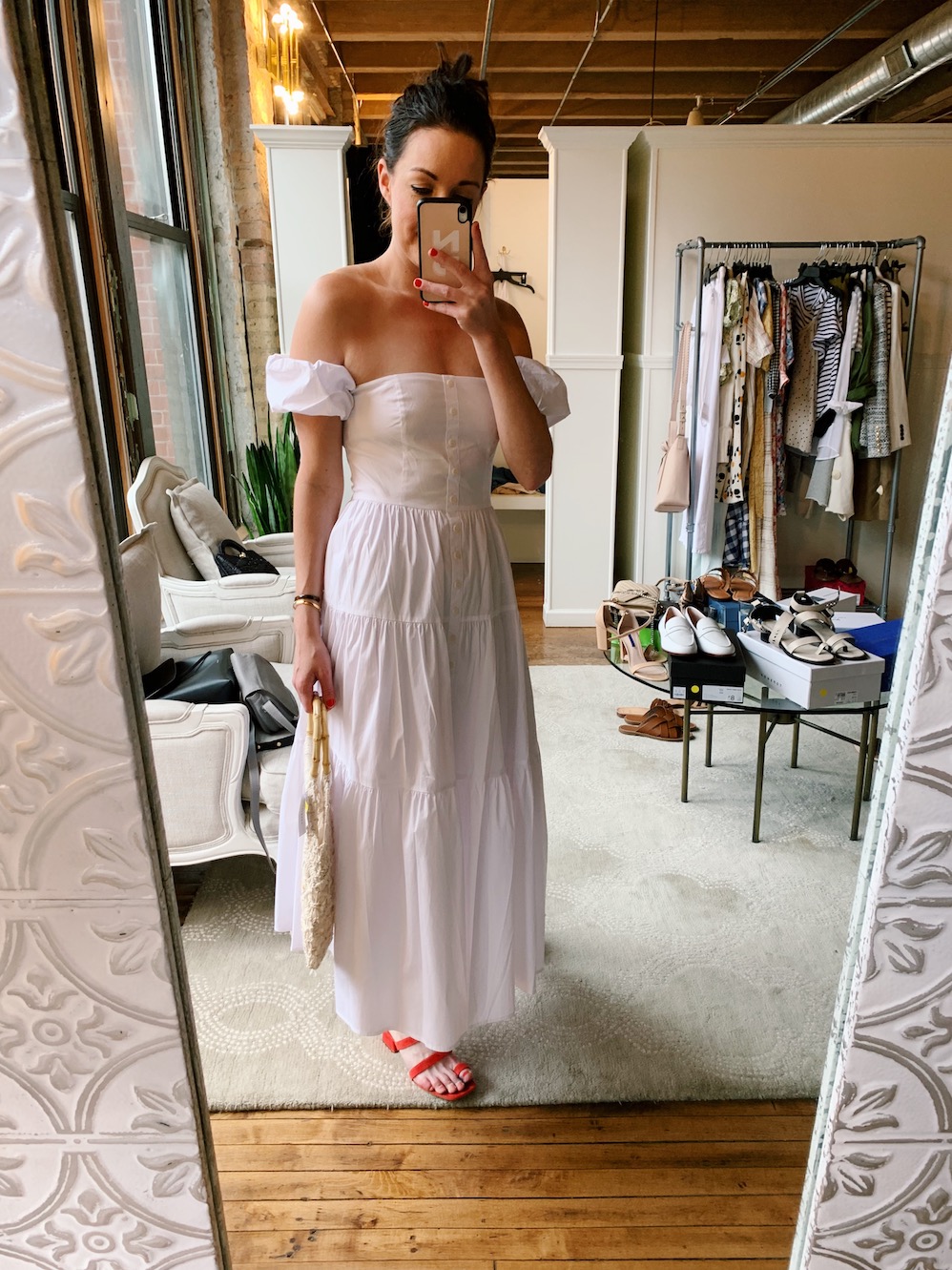 the best white maxi dress for summer